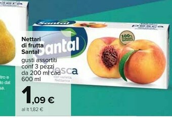 Carrefour Santal Succo Di Pera offerta