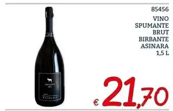 Zona Vino spumante brut birbante asinara offerta