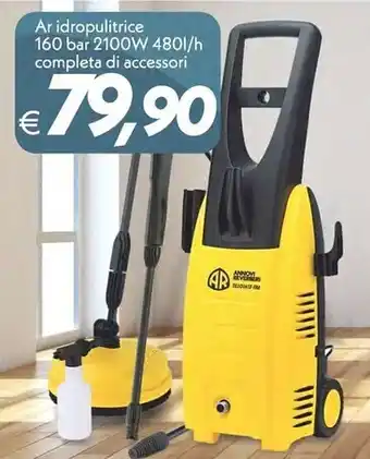 Annovi reverberi ar idropulitrice 160 bar 2100w 480l / h completa di accessori
