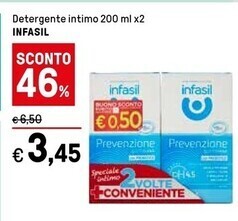 Iper La Grande Infasil detergente intimo offerta