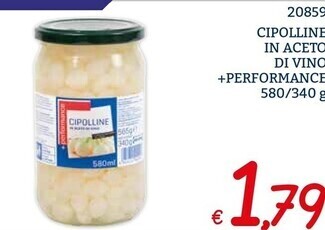 Zona + performance cipolline in aceto di vino offerta