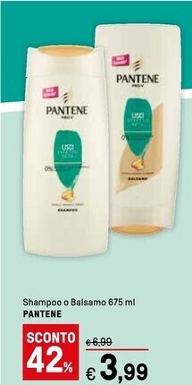 Iper La Grande Pantene shampoo offerta