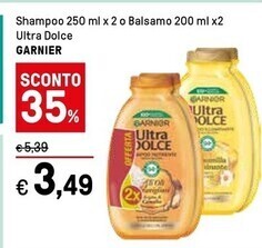 Iper La Grande Garnier shampoo ultra dolce offerta