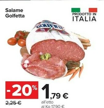 Carrefour Golfera Salame Golfetta offerta