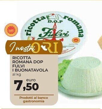 Conad City I buonatavola ricotta romana dop fulvi offerta