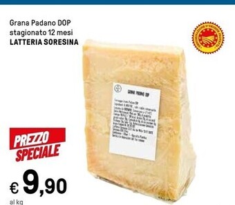 Iper La Grande Latteria soresina grana padano dop stagionato 12 mesi offerta