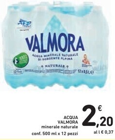 Spazio Conad Valmora acqua offerta