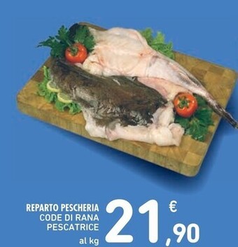 Spazio Conad Reparto pescheria code di rana pescatrice offerta