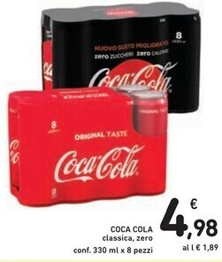 Spazio Conad Coca cola classica offerta
