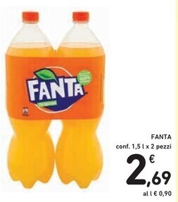 Spazio Conad Fanta conf. 1,5 l x 2 pezzi offerta