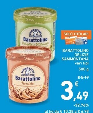 Spazio Conad Sammontana barattolino delizie offerta