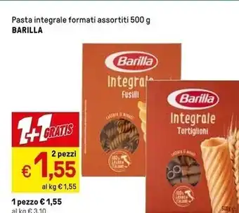 Iper La Grande Barilla pasta integrale formati assortiti offerta