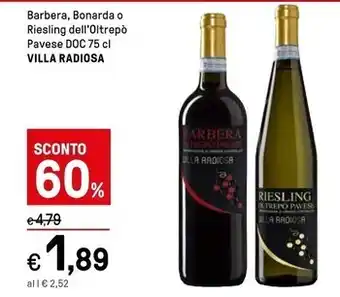 Iper La Grande Villa radiosa barbera offerta