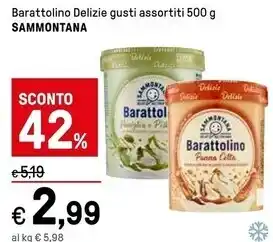 Iper La Grande Sammontana barattolino delizie gusti assortiti offerta