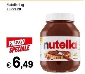 Iper La Grande Ferrero nutella offerta