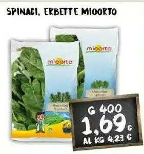Mioorto Spinaci, Erbette