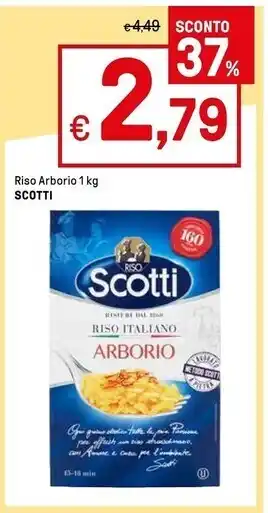 Iper La Grande Scotti riso arborio offerta