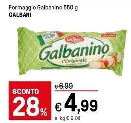 Iper La Grande Galbani formaggio galbanino offerta