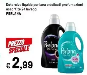 Perlana detersivo liquido per lana e delicati