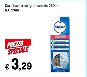 Iper La Grande Napisan cura lavatrice igienizzante offerta