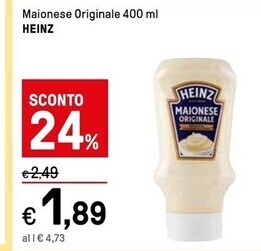 Iper La Grande Heinz maionese originale offerta