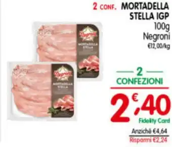 2 CONF. MORTADELLA STELLA IGP 100 g