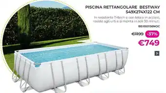 Kasanova Bestway Levant Piscina Power Steel Ovale, Cm. 549x274x122 offerta