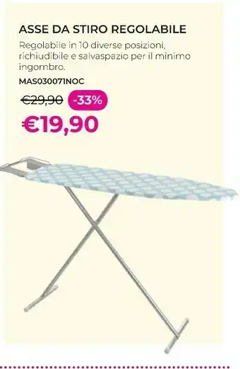 Kasanova Asse Da Stiro Regolabile offerta