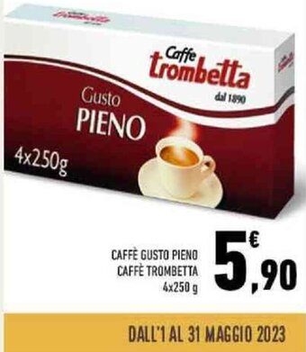 Conad CAFFÈ GUSTO PIENO CAFFÈ TROMBETTA 4x250 g offerta