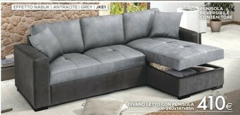 Mondo Convenienza Divano Letto Con Penisola offerta