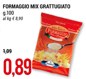 Hardis FORMAGGIO MIX GRATTUGIATO g.100 offerta