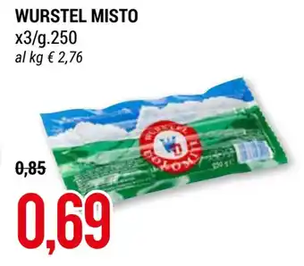 WURSTEL MISTO x3/g.250