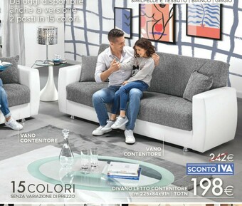 Mondo Convenienza Divano Letto Contenitore offerta