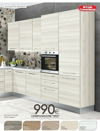 Mondo Convenienza Olmo Mondo Convenienza Cucina Come Foto Eucalipto Bianco offerta
