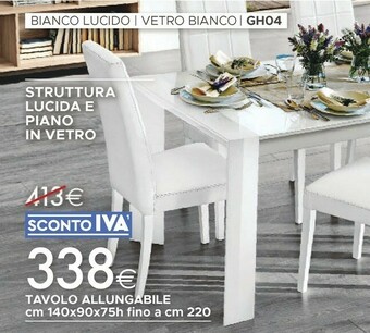 Mondo Convenienza Tavolo Allungabile offerta