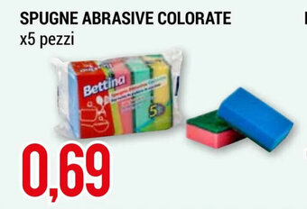 SPUGNE ABRASIVE COLORATE x5 pezzi