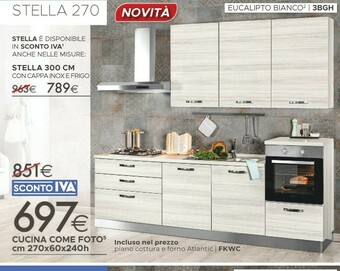 Mondo Convenienza Novita Cucina Come Foto Eucalipto Bianco offerta