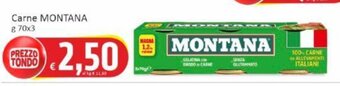 Paghi Poco Carne MONTANA g 70x3 offerta