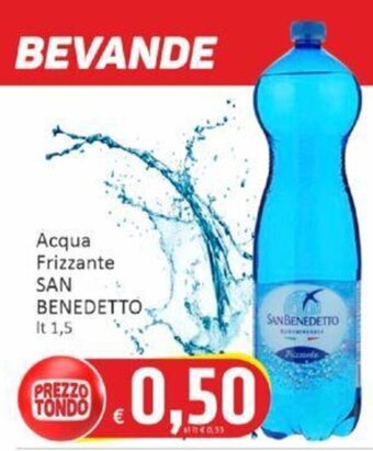 Paghi Poco Acqua Frizzante SAN BENEDETTO lt 1,5 offerta