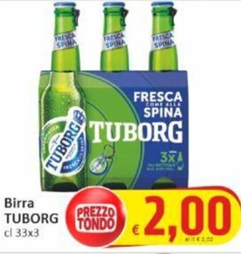 Paghi Poco Birra TUBORG cl 33x3 offerta