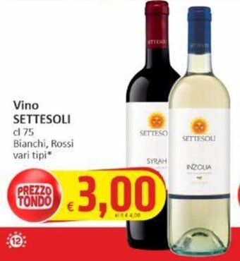 Paghi Poco Vino SETTESOLI cl 75 Bianchi, Rossi vari tipi* offerta