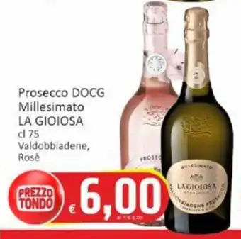 Prosecco DOCG Millesimato LA GIOIOSA dl 75