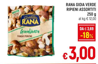 RANA GIOIA VERDE RIPIENI ASSORTITI 250 g