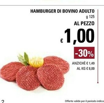 Basko Hamburger Di Bovino Adulto offerta