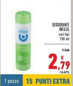 Conad Infasil Deodorante offerta