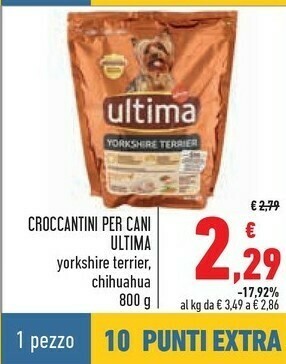Conad Ultima Croccantini Per Cani offerta