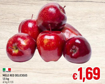 MELE RED DELICIOUS 1,5 kg