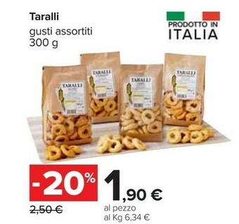 Carrefour Taralli offerta