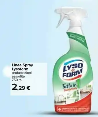 Carrefour Lysoform Spray offerta