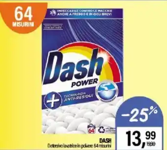 Caddy's Dash Detersivo lavatrice in polvere 64 misurini offerta